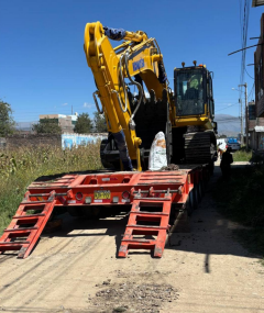 Logística de Excavadora Pesada