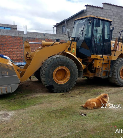 CAT Cargador Frontal Vista Lateral